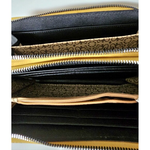 Wristlet Wallet Faux Snake Skin Card Slots Metal Double Zipper 8"x4"x2 "NWOT! - Picture 13 of 14